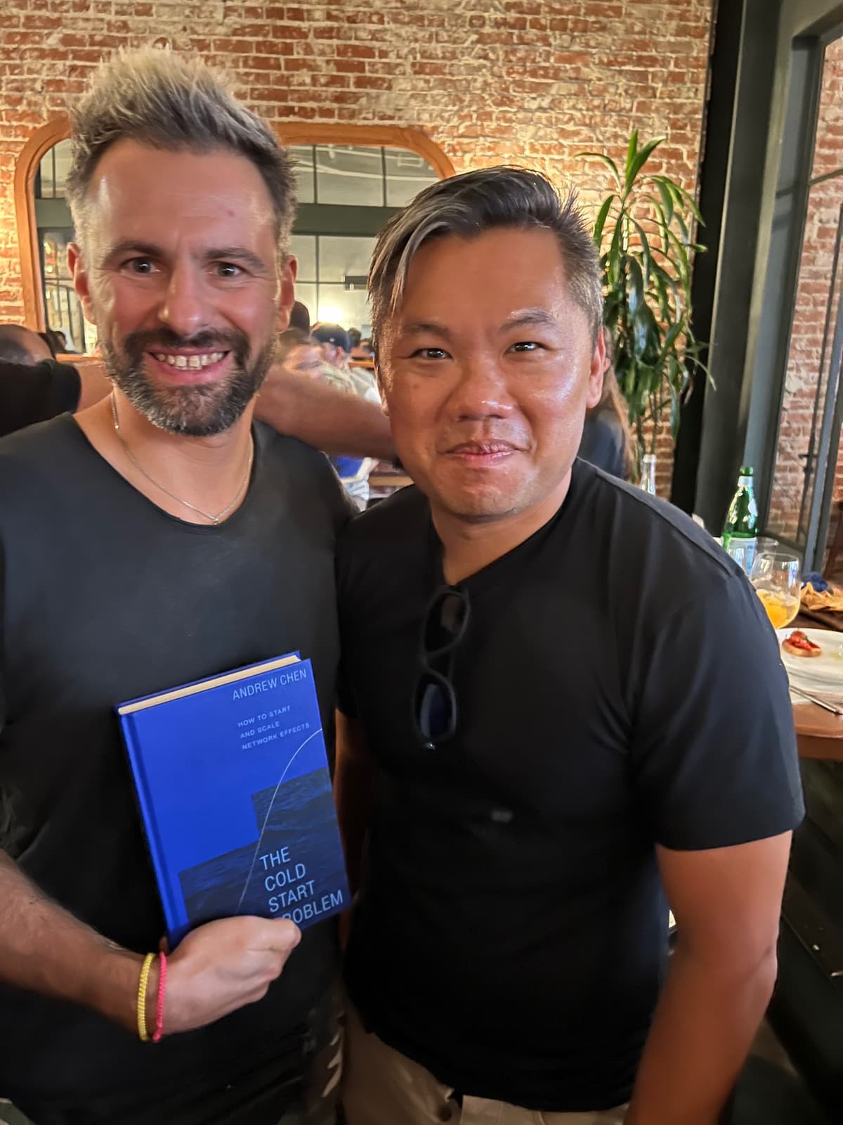 Eugene Lisovskiy with Andrew Chen (a16z General Partner) at TechWeek LA, 2022